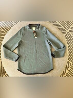 NWT UNDER ARMOUR Medium Blue Green Tech Pullover Orig $70